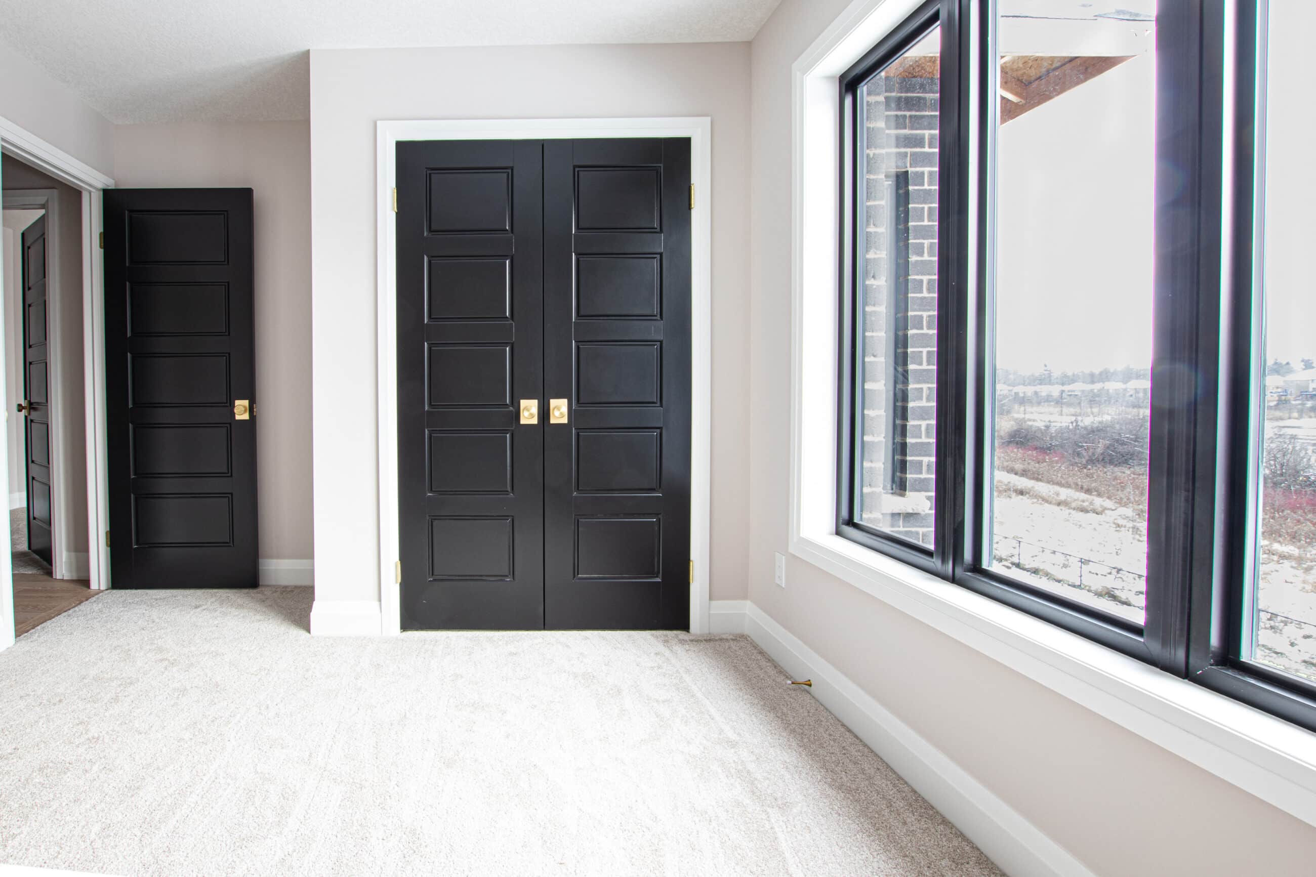 Ways to Include Black Trim, Doors & More - Riverside Millwork Group