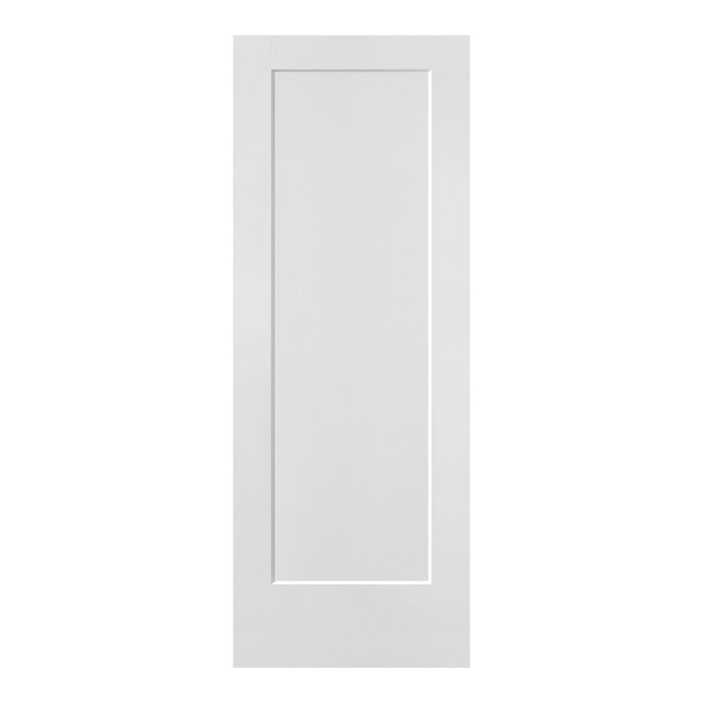 A white Moulded Panel Lincoln Park model door