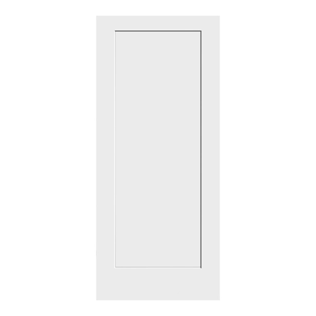 A white Shaker Door with one panel
