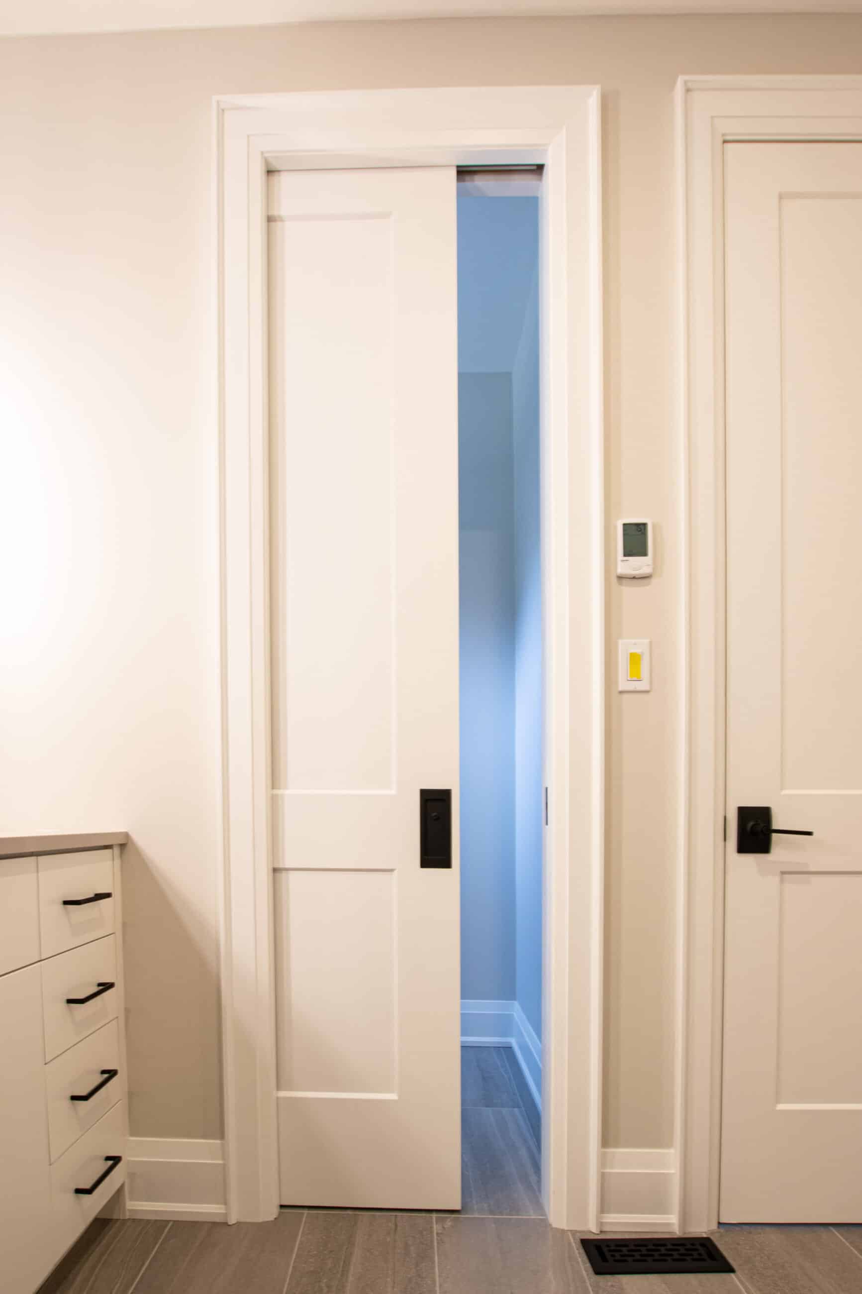 sliding pocket door