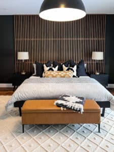 wall paneling headboard