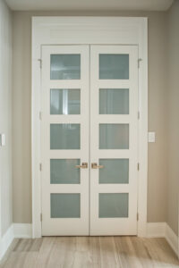 5 panel glass door