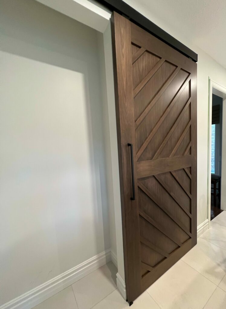 Custom Barn Door from our London Mill