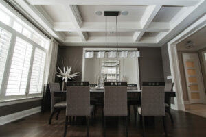 coffered ceiling 