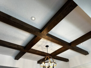oak coffered ceiling 